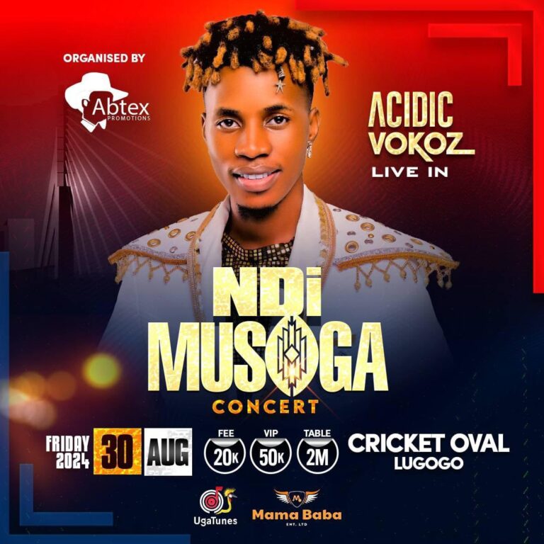 Acidic Vokoz live in Ndi Musoga concert 2024